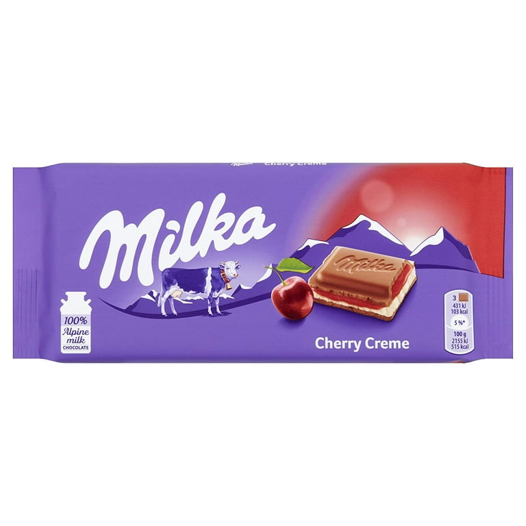 Milka Milk Chocolate Bar Filled with Dulce de Leche, 135 g / 4.8 oz (pack  of 2)