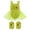 Mesh Green, variant on Newborn Baby Romper Sleeveless Plush Bodysuit Lovely Christmas Cosplay Outfits Fancy Comfy Trendy Jumpsuit 1-6T