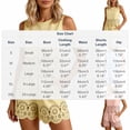 thumbnail image 2 of Asgosdo Women Two Piece Sets Sleeveless Cutout Tank Tops and Shorts Workout Outfits Summer Comfy Soft Lounge Clothes, 2 of 4