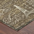 thumbnail image 3 of Addison Rugs Chantille Indoor/Outdoor Transitional Novelty Chocolate Machine Washable Rectangle Rug, 9' x 12', 3 of 8