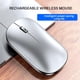 thumbnail image 3 of Ratón Silencioso Con Bluetooth, Ratón Inalámbrico Para Ordenador Portátil, Almohadilla Antisudor De Alta Sensibilidad, Controlador De Ordenador Recargable Con Receptor Usb Moyic EL006317-00, 3 of 6