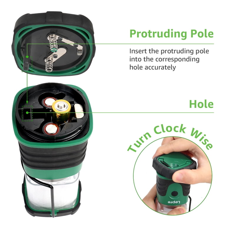 Lepro Mini Camping Lanterns, 350 Lumens, 2-Pack photo 7