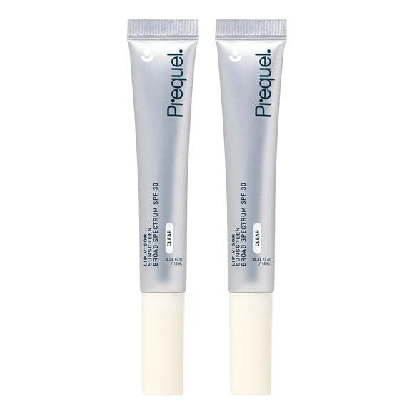 Bálsamo labial Prequel Skin Lip Visor SPF 30 PA+++, paquete de 2