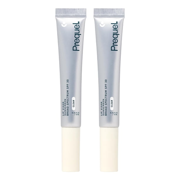 Bálsamo labial Prequel Skin Lip Visor SPF 30 PA+++, paquete de 2