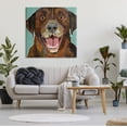 thumbnail image 2 of Stupell Industries Collaged Ephemera Dog Portrait Painting Brown Labrador Graphic Art Gallery Wrapped Canvas Print Wall Art, Design by Traci Anderson, 2 of 7