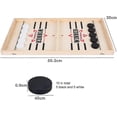 thumbnail image 4 of Sling Puck Game, Fast Sling Puck Game Hockey Game Wooden Board Game For Kids And Adults, Family Game Sling Puck Winner Board Games For Birthday Party, 4 of 5