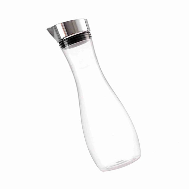 Chiciris Botella de Jugo Transparente de Acrílico de 1,2 L Jarra de Agua Con Infusión para Fiestas y Hogar, ideal para servir Jugos, cocteles, dulces, conpa