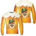 thumbnail image 3 of Best Pomeranian Dad Proud Beer Lover Happy Oktoberfest All Over Print 3D Sweatshirt Unisex Merch Pom Dog Lover Gifts - 02016, 3 of 6
