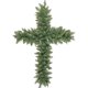 thumbnail image 2 of Guirnalda de metal para soporte de cruz hecho a mano DIY, soporte de guirnalda de pascua para fiesta en casa, decoración de jardín al aire libre Feliz Sencillez, 2 of 5