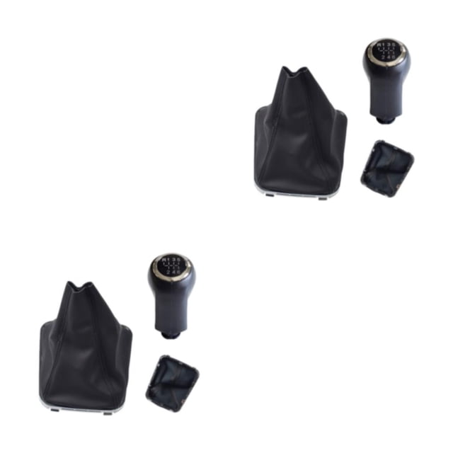 Transemion Easy To Install Gear Shift Knob Gaiter Shoe Cover Case For Seamless Transmission Durable type 2 2Set