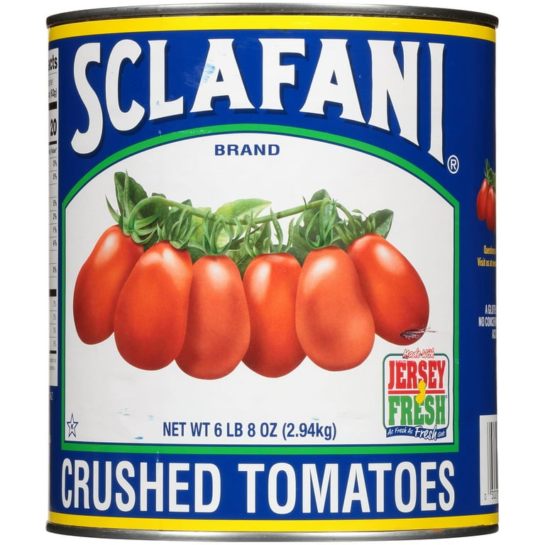 Sclafani® Crushed Tomatoes 6.5 lb. Can - Walmart.com