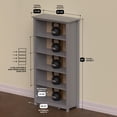 thumbnail image 6 of From the Tree Furniture Solid Pine Wood Bookcase – Tall Bookshelf with 4 Adjustable Shelves for Home, Office & Kids Room, 6 of 8