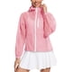 thumbnail image 1 of Chaqueta UV Avoogue con protección solar para mujer, color rosa, talla M, 1 of 6