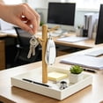 thumbnail image 4 of Catchall Tray, Rectangular Plastic Entryway Organizer, Decorative Storage Tray with Branch Design for Keys Jewelry and Small Items, Desk and Living Room Home Decor, 4 of 8