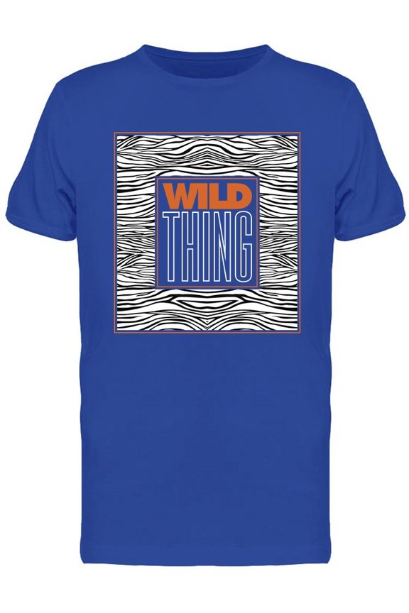 Wild Thing Abstrack T-Shirt Men -Image by Shutterstock, Male Large