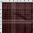 thumbnail image 4 of oneOone Cotton Poplin Twill Red Fabric Tartan Quilting Supplies Print Sewing Fabric By The Yard 56 Inch Wide, 4 of 4