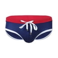 thumbnail image 2 of FcBaudy Men's Low Waist Solid Color High Vent Swimming Trunks Underpants Men Pants, 2 of 6