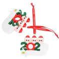 thumbnail image 2 of Adorno navideño personalizado, 2 piezas de adorno navideño 2020, adorno navideño colgante, adorno navideño de calidad en la que puede confiar, 2 of 12