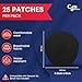 CGM PATCHES Dexcom G7/Stelo Adhesive Patch, CGM Sensors Without Cut, Premium Adhesive and Skin Friendly Bandages, Hypoallegenic | Lasts 10–14 Days Pack of 25 (Black)