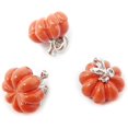 thumbnail image 3 of 12 piezas 3D naranja esmalte calabaza encantos colgante Halloween encantos colgante para la fabricación de joyas y manualidades DIY TUNC Sencillez, 3 of 5