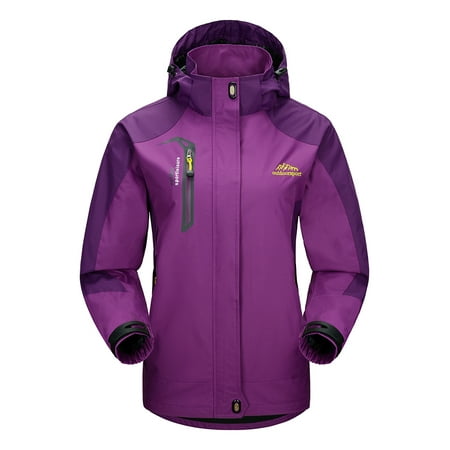 Lixada Waterproof Jacket Windproof Raincoat Sportswear Outdoor Hiking ...