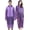 F-purple, variant on Rain Ponchos for Adults Reusable, 2 Pcs Raincoats Emergency for Women Men with Hood and Drawstring