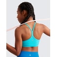 thumbnail image 5 of CRZ YOGA Girls Butterluxe Y Back Sports Bra Yoga Athletic Casual Tops Padded Crop Kids Teen, 5 of 5