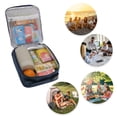 thumbnail image 5 of Unique Bargains Reusable Insulated Lunch Box Tote for Work Navy Blue 195 oz, 5 of 5