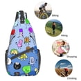 thumbnail image 6 of Battle For Dream Island Bfdi Crossbody Bag Casual Sling Backpack Chest Bag Multipurpose Crossbody Shoulder Bag Hiking Daypacks, 6 of 9