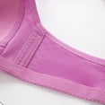 thumbnail image 5 of Ashirexll Bras for Women, Racerback Bras for Women, Solid Color Thin Gathering Breathable Lightweight Wirefree Bra Wine XL, 5 of 8