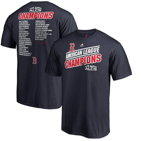 Boston Red Sox Majestic 2018 American League Champions Catch T-Shirt -
