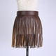 thumbnail image 4 of Mujer dama Hippie Boho flecos borla PU cuero cinturón Colco Cinturón, 4 of 8