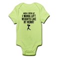 thumbnail image 1 of CafePress - Lift Weights Like My Mommy Body Suit - Baby Light Bodysuit, 1 of 1