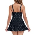 thumbnail image 6 of RELLECIGA Women's One Piece Skirt Vintage swim dress Retro One Piece Swimsuit Bathing Suit, 6 of 12