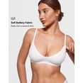thumbnail image 3 of Bralette INLYRIC Sin Relleno Suave Escote Redondo Blanco Mediano, 3 of 5
