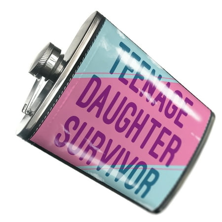 

NEONBLOND Flask Teenage Daughter Survivor Mother s Day Pink and Purple
