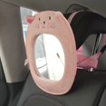 thumbnail image 1 of Cute Owl Observation Mirror Cartoon Animal Basket Observation Mirror Baby Safety Seat Car Mirror, 1 of 5