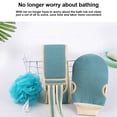 thumbnail image 7 of Exfoliating Bath Set - Rubbing Mud Pulling Back Strips, Scrubbing Gloves, Bath Towel 3 Piece, Body Scrubber for Shower, Dead Skin Remover, Spa Accessories, 7 of 7