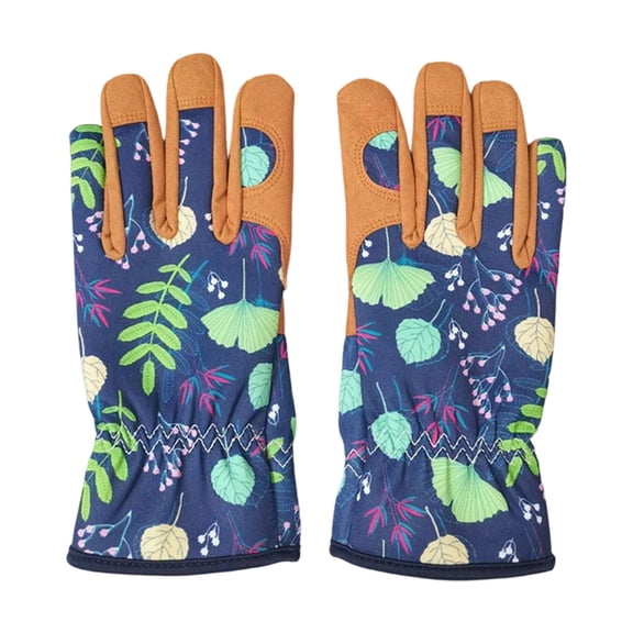 HNMKIU Heavy Duty Thorn Proof Gardening Gloves with Enhanced Grip for Pruning and Outdoor Yard Work Tasks Khaki,One Size