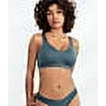 thumbnail image 4 of Women's Vanity Fair 72204 Beyond Comfort Simple Sizing Wirefree Bra (Blue Dusk XL), 4 of 6
