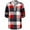 Red, variant on LYXSSBYX Womens Long Sleeve Dress Hot Sale Clearance Women Casual Cotton Long Sleeve Plaid Shirt Women's Slim Jacket Shirt Top