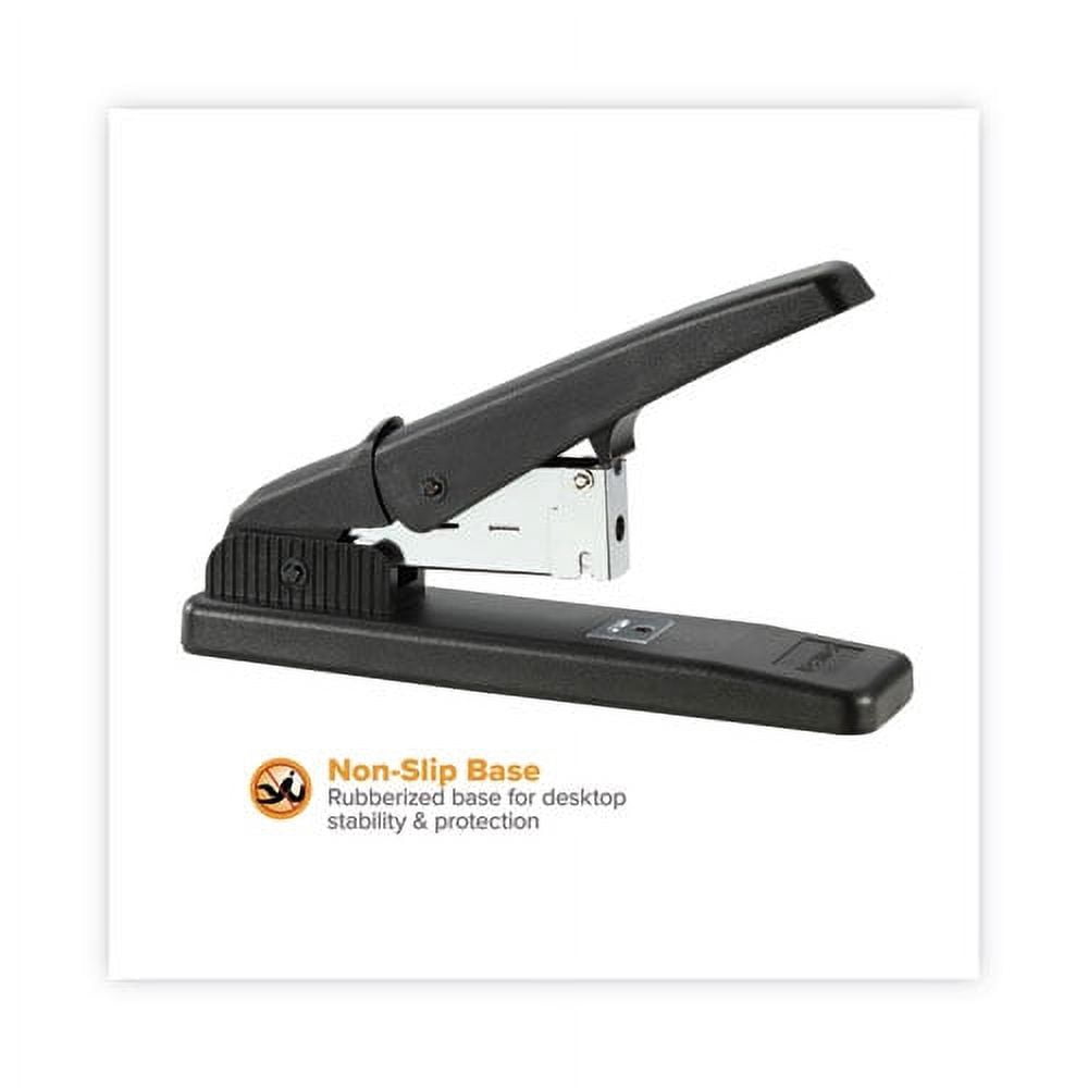"Stanley Nojam Desktop Heavy-Duty Stapler, 60-Sheet Capacity, Black | Bundle of 2 Each"