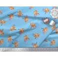 thumbnail image 3 of Soimoi Rayon Crepe Fabric Wool & Cat Animal Printed Fabric 1 Yard 46 Inch Wide, 3 of 3