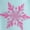 Blue Snowflake, variant on Baby Sleep 'N Play, Sizes Preemie-6/9 Months