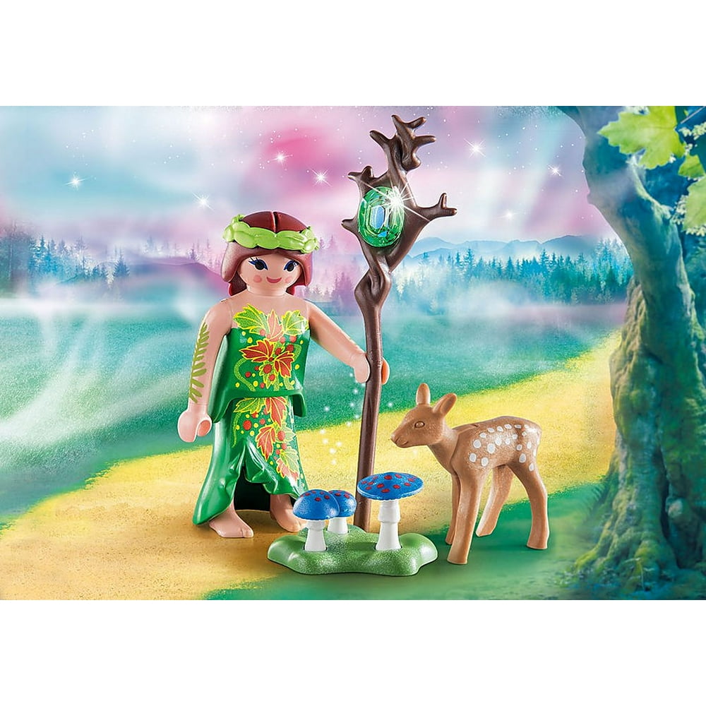 playmobil fairy with deer