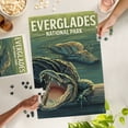 thumbnail image 3 of Lantern Press 1000 Piece Jigsaw Puzzle, Everglades National Park, Florida, Alligators, 3 of 5