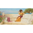 thumbnail image 2 of John William Godward 24x14 Gold Ornate Framed and Double Matted Museum Art Print Titled - In the Prime of the Summertime (Reverie) (1914), 2 of 4