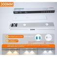 thumbnail image 3 of Led Light Strips 3-color Smart Human Body Sensor Adjustable Brightness Cabinet Corridor Bookcase Night Lights 40CM, 3 of 5