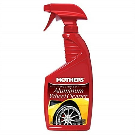 Mothers 06024 Polished Aluminum Wheel Cleaner - 24 (Best Way To Clean Aluminum Wheels)