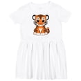 thumbnail image 3 of Inktastic Cute Baby Tiger Girls Toddler Dress, 3 of 5